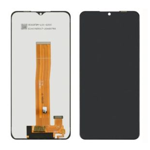 LCD Samsung M12/M127 із чорним тачскрином Service Pack (M) 