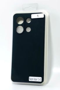 Чехол Xiaomi Redmi Note 13(4G) Silicon Original FULL №1 Black (4you) (от 5шт - 5%)