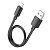 Usb-cable iPhone 5 HOCO X96 0.25m (круглий) Black