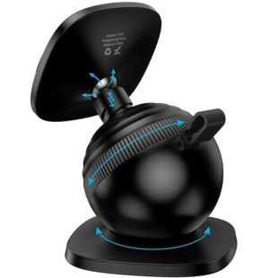 Holder HOCO H103 Daisy magnetic (center console) Black