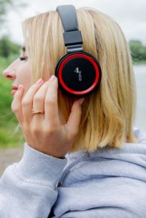 Bluetooth-гарнітура 4you CAPELLA Black (Монітори, Bluetooth v5.1, Type C) (від 5шт - 5%)