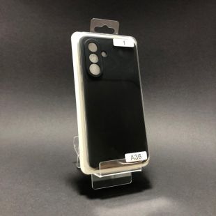 Чехол Samsung A36 Silicon Original FULL №1 Black (4you)