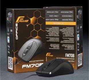 Мышь проводная Frime FM-070B 1.2m USB Black