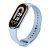 Ремінець на браслет фітнес Xiaomi mi band 8/9/10 Gray blue