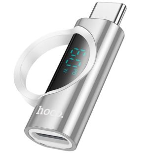 Адаптер HOCO UA32A Type-C/Lightning Silver