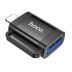 Переходник HOCO UA31A OTG Lightning - USB Black