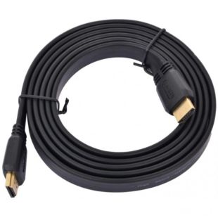 Кабель Cablexprert CC-HDMI4L-1M (HDMI V1.4, позолочен.коннект., папа/папа, 1м, черный)