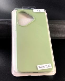 Чехол Xiaomi Redmi 13(4G) Silicon Original FULL №15 Green (4you)  (от 5шт - 5%)