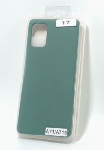 Чехол Samsung A71/A715 Silicon Original FULL №17 Dark green (4you)