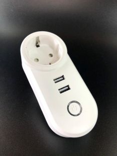 Умная розетка BSD31 (16A, 2USB, app control, Timing, Remote Control) 