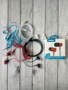 Навушники 3.5mm Sertec ST-205 Blue (силіконовий шнур)