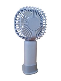 Вентилятор ручний HANDHELD FAN H137-12 (підставка для телефону, 3 режими, Type-C) Blue