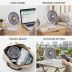 Вентилятор FAN SOLAR PANEL S33-1 2в1(настол/настенный,АКБ,5 скоростей,солнечная панель,Type-C) White