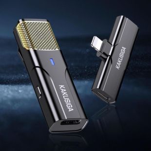 Микрофон беспроводной Kakusiga KSC-1106 (Lightning) Black
