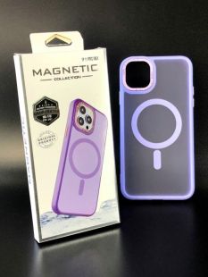 Чехол iPhone 15Pro Silicon SPACE with MagSafe Lilac "Акционная цена"