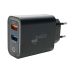 CЗУ 4you A44 (total 28W(10+18), 5A(2+3), Fast Charger QC 3.0, 2USB) black - НОВИНКА!