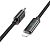 Cable Type-C/iPhone 5 HOCO U127 (круглый) Black