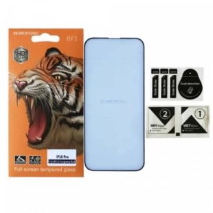 Защитное стекло iPhone 16Pro / iPhone 17/18 / iPhone 17Pro/18Pro BF6 Black Borofone