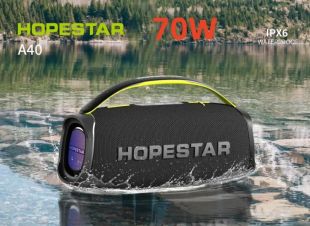 Портативная колонка HOPESTAR A40 70W Black