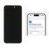 LCD iPhone 15 Pro Max с чёрным тачскрином + дисплейная рамка 120Hz (без ошибки) ZY OLED (M) 