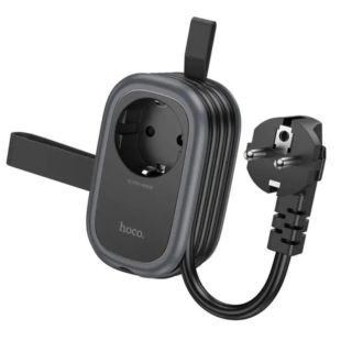 Удлинитель сетевой HOCO NS7 PD20W (2USB/1Type-C/1xSocket) 1m Black