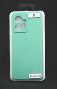 Чехол Xiaomi Redmi Note 12(4G) Silicon Original FULL №9 Azure (4you)
