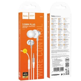 Гарнитура HOCO M119 Mia (микрофон,круглый шнур) Silver