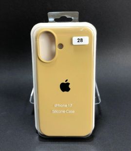 Чехол iPhone 17/18 Silicon Case original FULL №28 gold (4you)