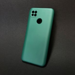 Чехол Xiaomi Redmi 9C / Redmi 10A Silicon Soft Silky №28 Dark Green (4you) "Акционная цена"