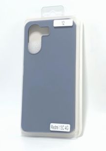 Чехол Xiaomi Redmi 13C(4G) Silicon Original FULL №12 Charcoal grey (4you) (от10шт - 10%) + Спец Цена