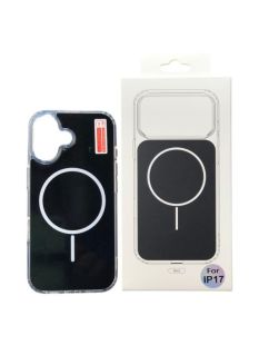 Чехол iPhone 17ProMax/18ProMax Silicon Clear case with Magsafe Black