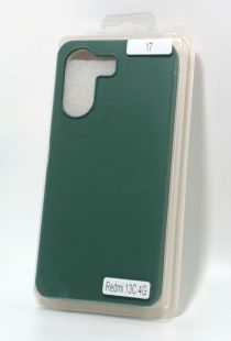 Чехол Xiaomi Redmi 13C(4G) Silicon Original FULL №17 Dark green (4you) (от10шт - 10%) + Спец Цена!