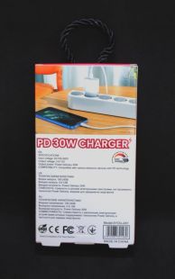 CЗУ 4you A51 (PD 30W, Super Charger, 1 выход) black - НОВИНКА!