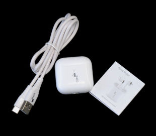 Bluetooth-гарнитура 4you INDUS white (BT 5.3, Гарантия 12мес, РРЦ - 672г) - ВКУСНАЯ ЦЕНА!