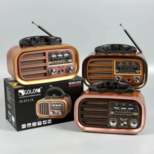 Радіоприймач Golon RX-BT638 (USB+SD) Brown