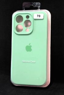 Чехол iPhone 15ProMax Silicon Case original FULL Camera №70 mint (4you) "Акционная цена"