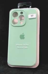 Чохол iPhone 14Pro Silicon Case original FULL Camera №17 spring mint (4you)