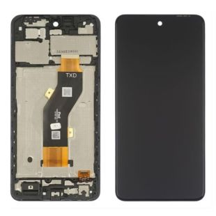 LCD INFINIX Smart 8 (X6525) із чорним тачскрином + корпусна рамка (М)