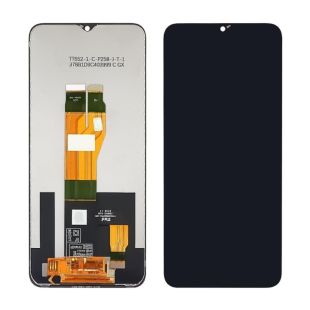 LCD Realme C30S с чёрным тачскрином Service Pack (M) 