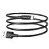 Usb-cable Type-C BOROFONE BX41 Amiable 3A 1m (круглый,magnetic) Black