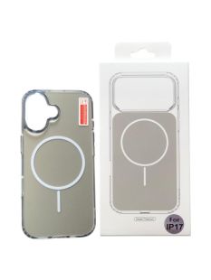 Чохол iPhone 13 / iPhone 14 Silicon Clear case with Magsafe Desert Titanium