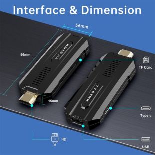 Smart TV X88 stick 2/16GB (RK3528, Android 13.0, wifi: dual band SUPPORT 8K, VF)