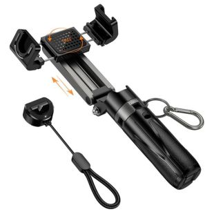 Держатель выдвижной для Selfi Monopod HOCO K27 Black