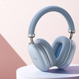 Bluetooth-гарнитура HOCO W35 Max (Bluetooth 5.3, мониторы) Sky blue