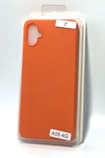 Чехол Samsung A05(4G) Silicon Original FULL №7 New apricot (4you)