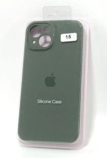 Чехол iPhone 15Plus Silicon Case original FULL Camera №15 marengo (4you) "Акционная цена"