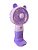 Вентилятор ручной HK59-19 (подставка для телефона, 3 режима, Type-C) Pink/Violet