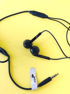 Гарнітура 4you TAURUS (EarPods design) black (від10шт - 10%) + Спец Ціна