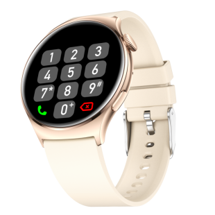 Часы Smart Watch 4you SPACE (1.43 AMOLED, Звонки, фонарик, aluminum, 12мес гар) PURE GOLD - Новинка!