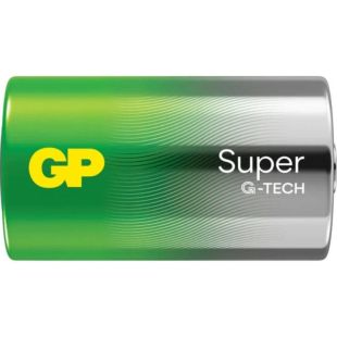 Батарейка GP 13AETA21EAN-2S2 Super Alkaline LR20,  зеленая (20 в упаковке)